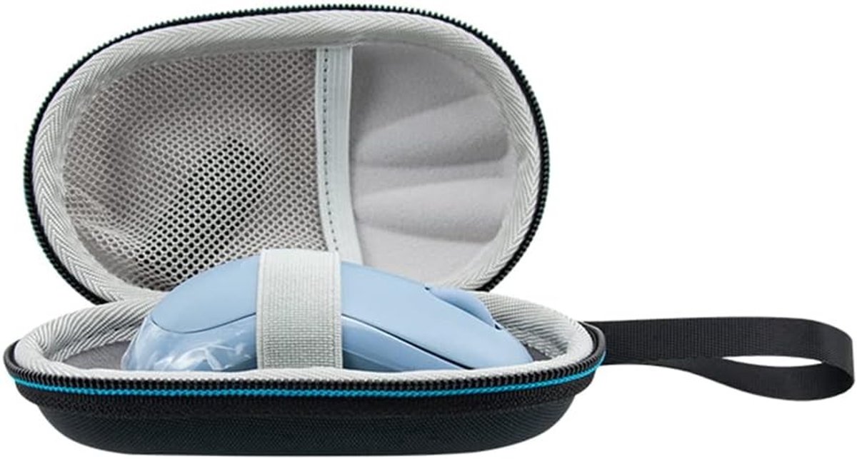 Duurzame Hard Case Tas voor Draadloze Muis - Bescherming, Organizer en Reisoplossing (Zwart)
