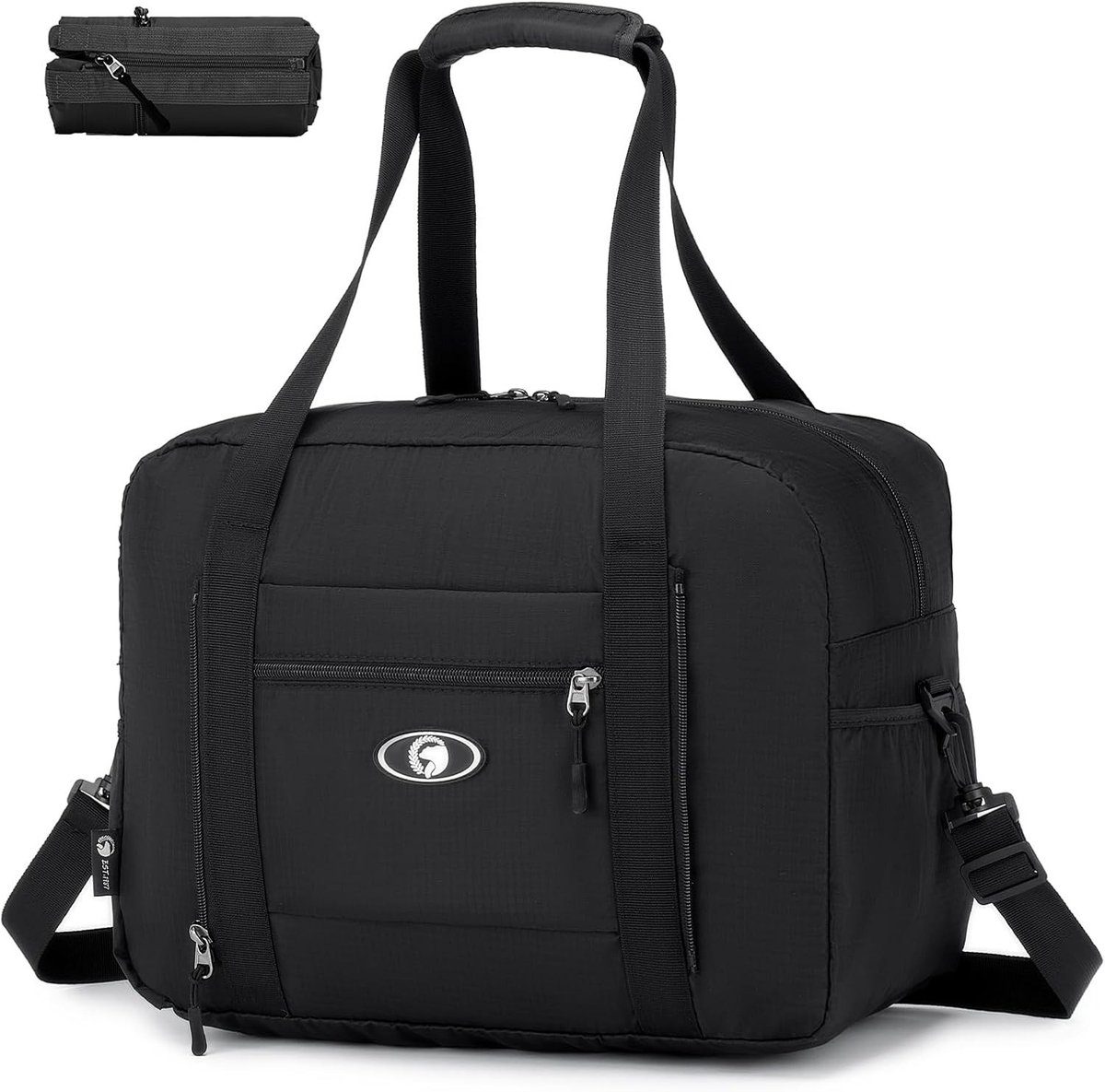 25L Reistas Handbagage 40x30x20 voor Transavia en Wizzair - Lichtgewicht Waterdichte Weekendtas voor Vrouwen en Mannen, Vouwbare Reis Handtas voor het Vliegtuig