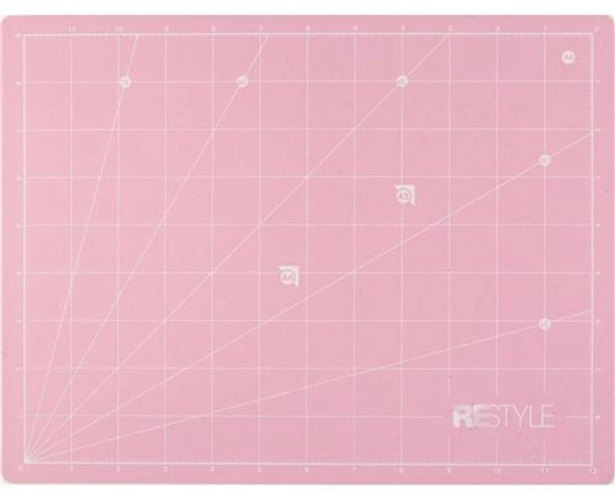 ReStyle Snijmat A4 zelfhelend 25x33cm x 1,6mm, dubbelzijdig cm / inch