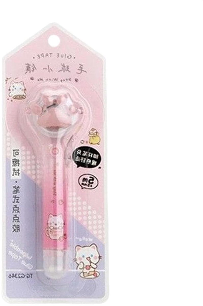 Dubbelzijdige tape pen - Lijmroller Tape dispenser - Scrapbooking en kaarten maken - Uitwisbare lijm