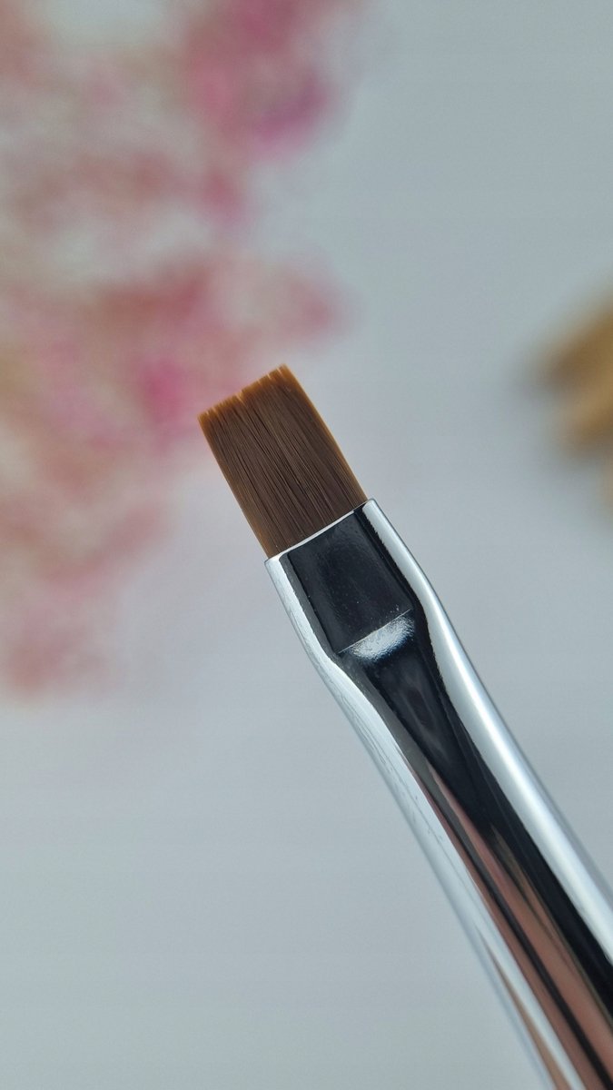 Merkloos Gel Penseel Platte Punt 6mm - Manicure & Acrylnagels