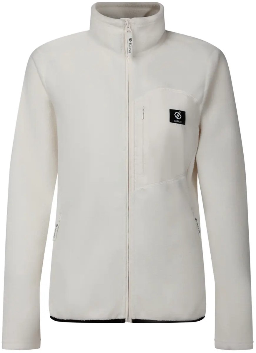 Dare2b Excursion Shield Fleece Met Volledige Rits Wit 38 Vrouw