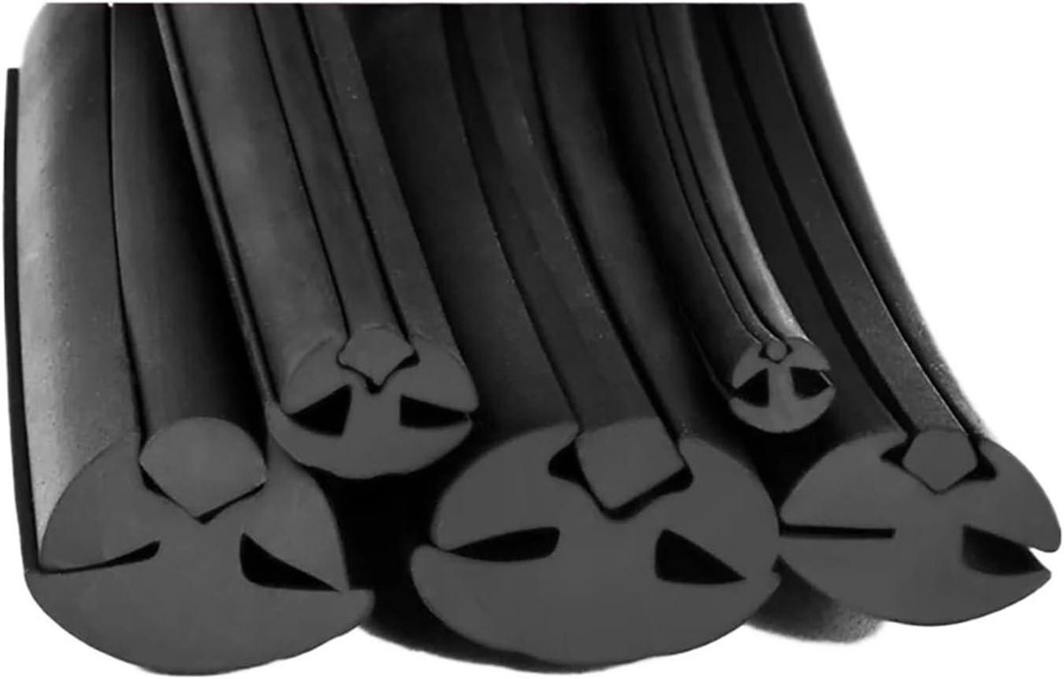 Rubberen Afdichtstrip - Sponsafdichting Tape - Waterdicht Maken - Verouderingsbestendig - 1 meter - Zwart
