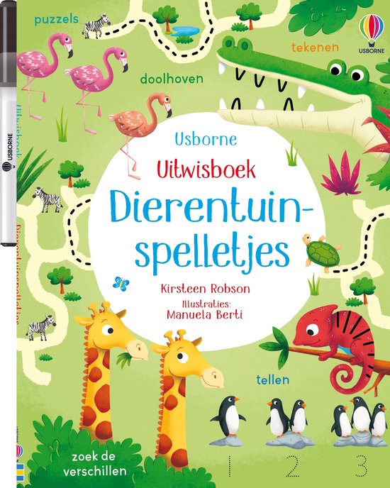 Uitwisboek Dierentuinspelletjes