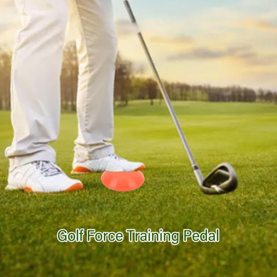 Golfkrachttrainingspedaal voor verbeterde controle en krachttraining in het oranje - golftrainingshulpmiddel voor beginners. van Merkloos — afbeelding 3