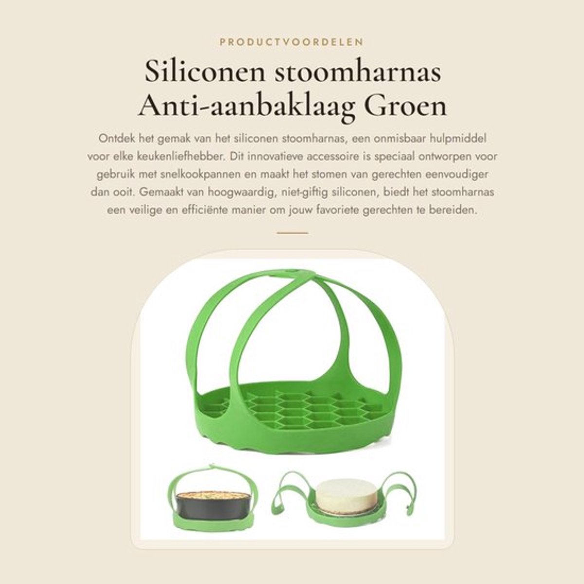 Siliconen Stoomharnas Draagbaar - Antiaanbaklaag - Anti-brandend Stoomrooster - Keukenaccessoire - 20 x 51 cm - Gemakkelijk te Reinigen - Stoomrek