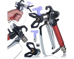 Rosfix Pistool voor Airless Verfspuit RJ1 - Spuitpistool met Spuitmond 517 - Geschikt voor Graco, Wagner