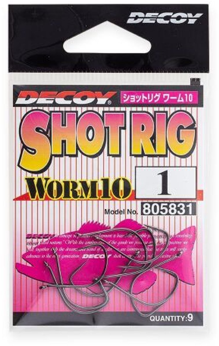 Decoy Shot Rig Worm10 Dropshothaak #4