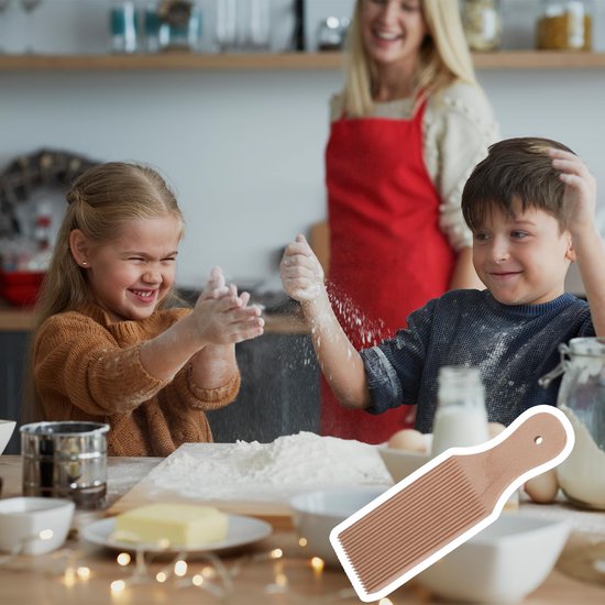 Gnocchi bord - Natuurlijk beukenhout - Perfecte textuur voor zelfgemaakte pasta - Eenvoudig in gebruik - ShopVlot — afbeelding 4
