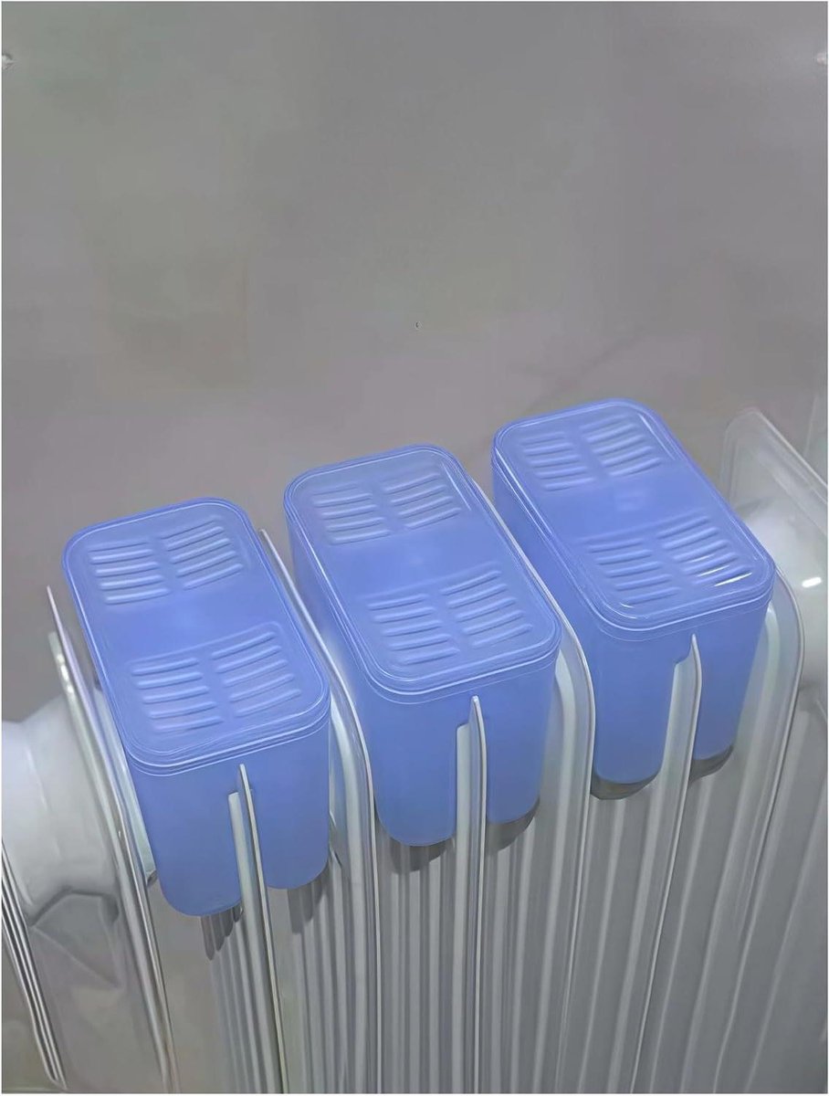 Luchtbevochtiger Radiator - Verdamper Verwarmer - Droge Lucht Bestrijden - Zonder Elektriciteit - 115 x 58 x 85 cm - Blauw