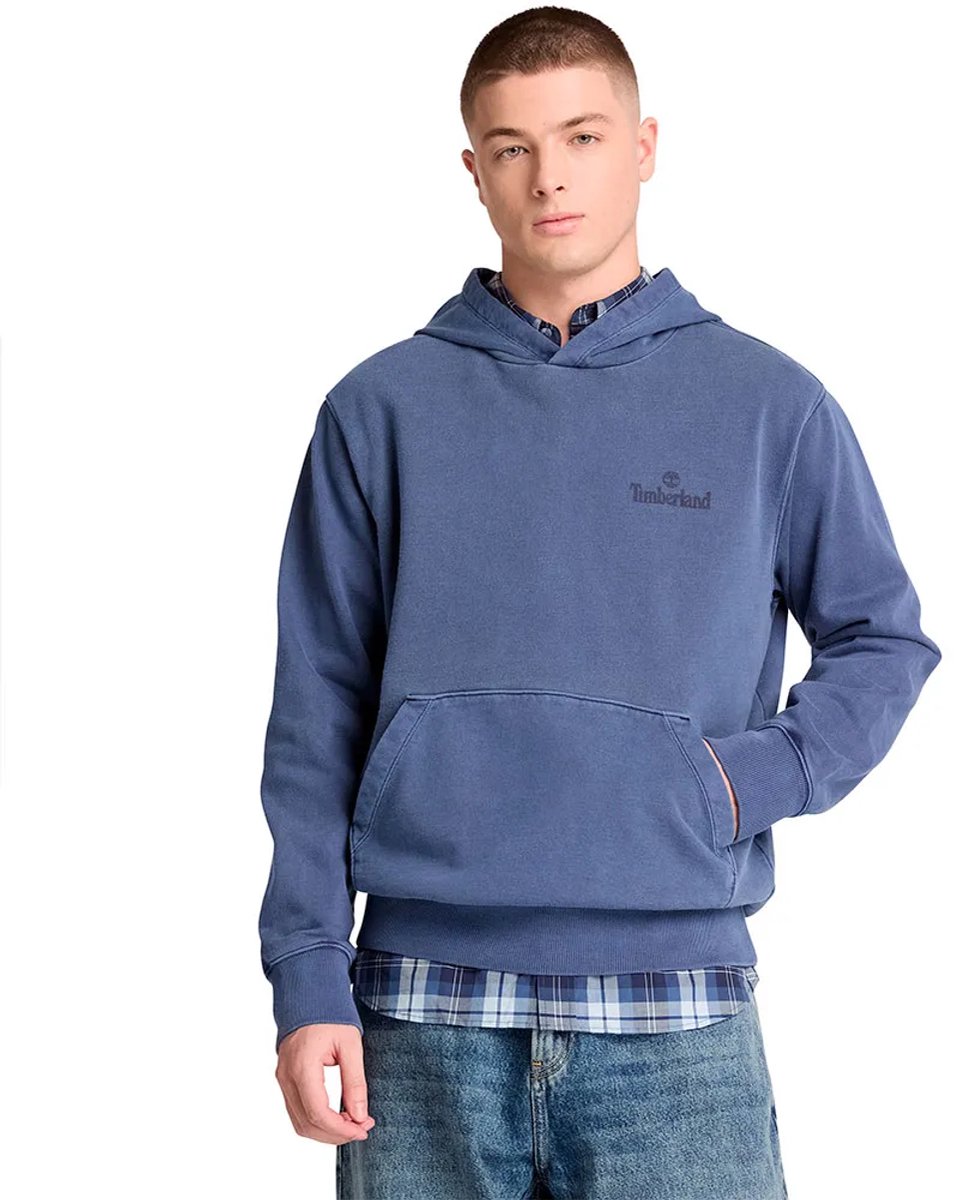 Timberland South Cabot Gd Lb Print Hoodie 2XL Man Naval Academy Washed
