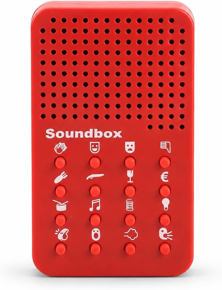Claoner Geluidsmachine - 16 geluidseffecten - Joker speaker - Draagbaar elektronisch - Grappig speelgoed - Halloween cadeau
