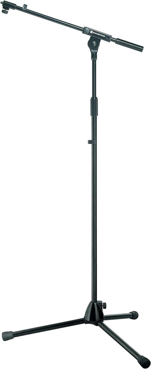 Microfoonstandaard - Microfoonhouder Statief - Muziek Maken - Afneembare Rand - 85-160 cm - Zwart