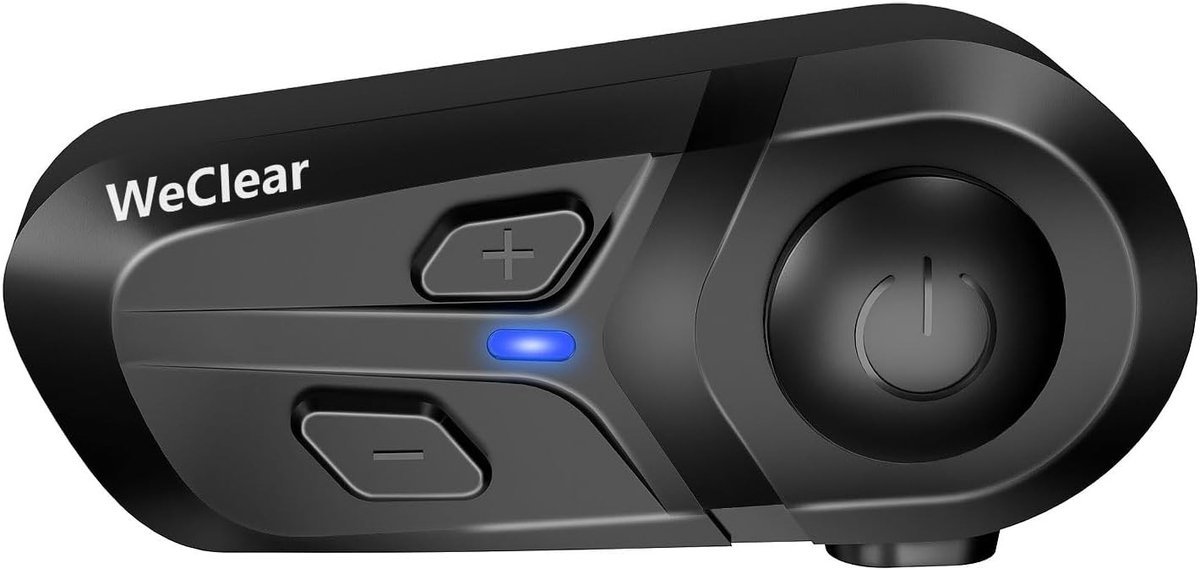 Motorhelm-headset - Zwart - Bluetooth V5.3 Draadloze Helm Headset met 40 mm Speakers - Voor Motorfietsgebruikers