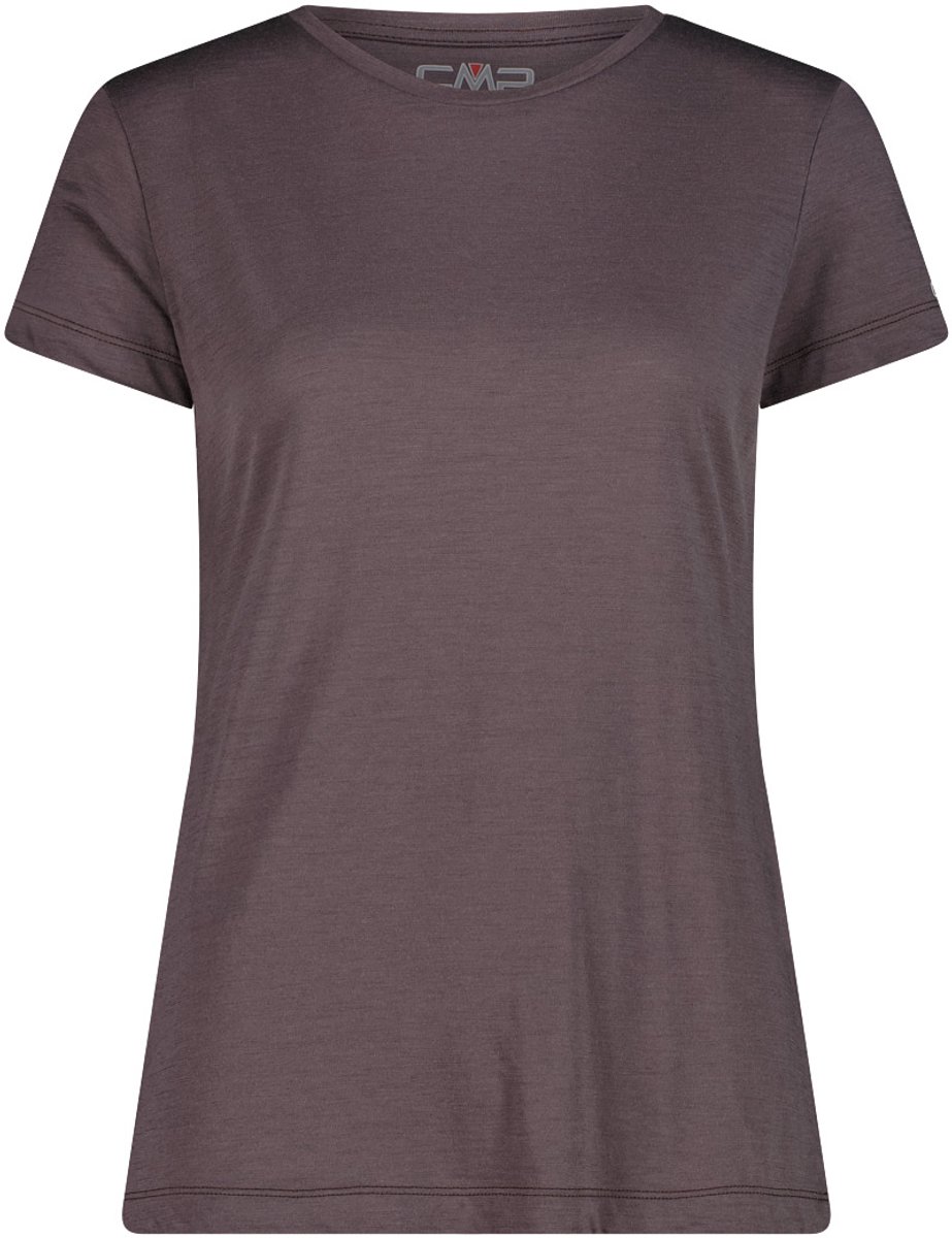 Dames T-shirt met ronde hals van merinowol CMP Terra