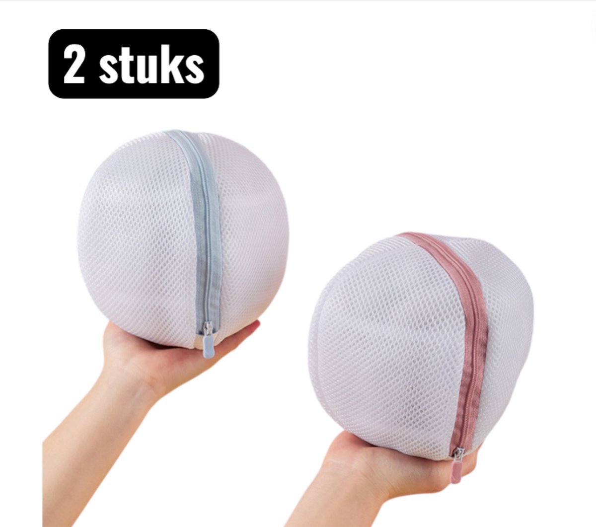 2 stuks bh-waszakjes voor de was, bh-waszakjes voor de wasmachine, lingeriezakje voor het wassen van fijne was, bh-waszakjes als beschermers in de wasmachine, lingeriezakje