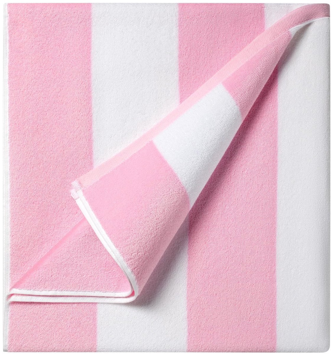 Omgoods - Extra Grote Katoenen Strandlaken 180 x 100 cm in Roze