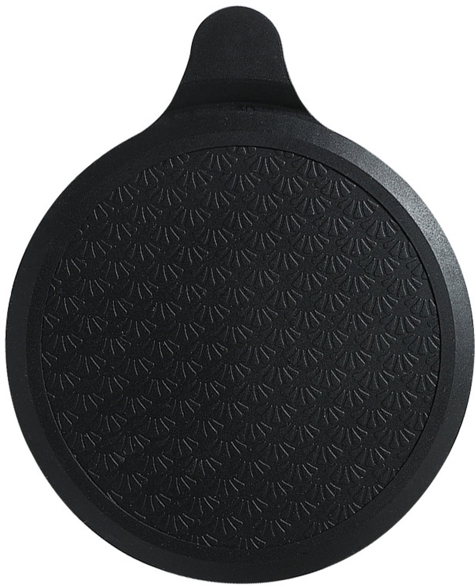 Universele afvoerstop met zuignap, 15 cm, flexibele siliconen stop | Voor wastafels, keukens en douches, Zwart