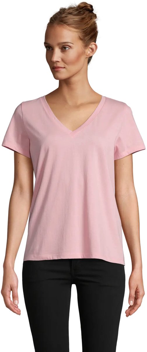 SOL'S Women´s V-Neck T-Shirt Regent L04766 - Candy Pink - M