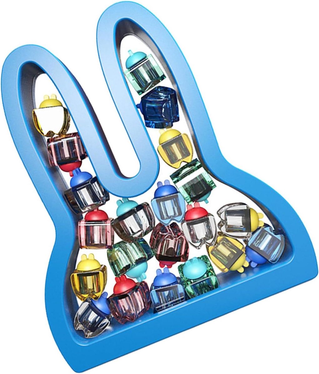 Tanden Bewaardoos - Herinneringen Doosje - Kinderen Opslag - Konijn Ontwerp - 20.8 cm - Blauw