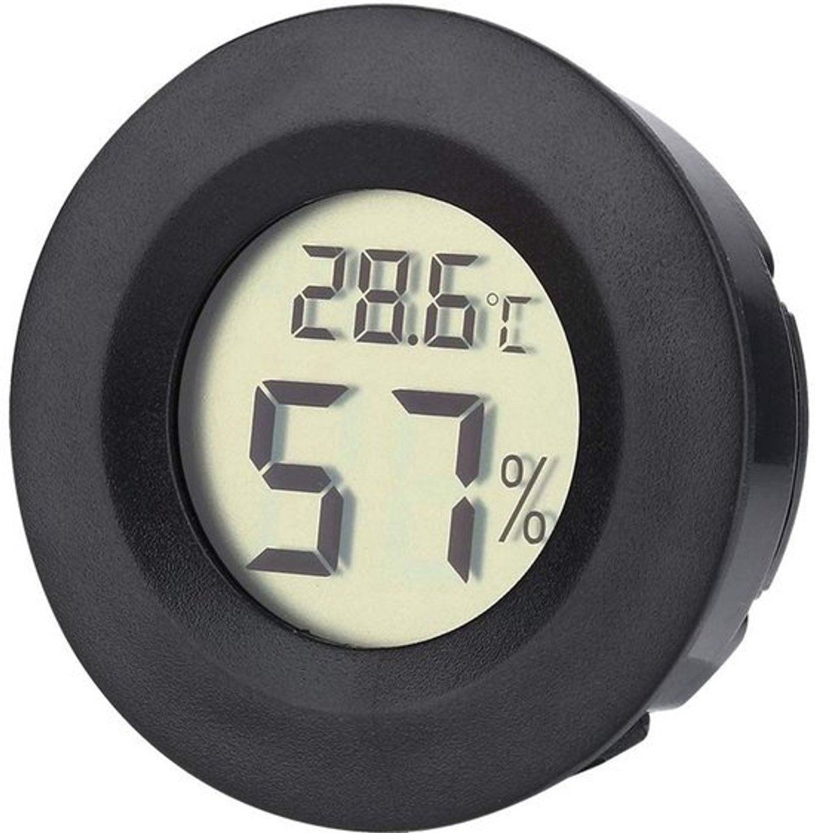 Digitale Hygrometer Thermometer - Nauwkeurig en Compact - Ideaal voor Cigar Humidor - Voorkomt Overvochtigheid - Betrouwbare Metingen - G...