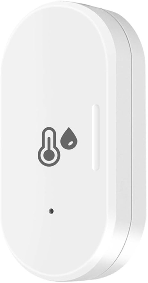 Temperatuur Vochtsensor - Hygrometer Buiten - Weer Monitoren - Zigbee Connectiviteit - 5 x 3 x 2 cm - Wit
