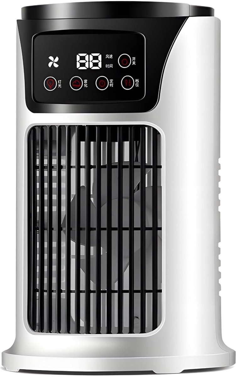 Draagbare airco - Ventilator - Mini ventilator - Air cooler - Mobiele Aircooler- Desktop Thuis Kamer Camping Kantoor
