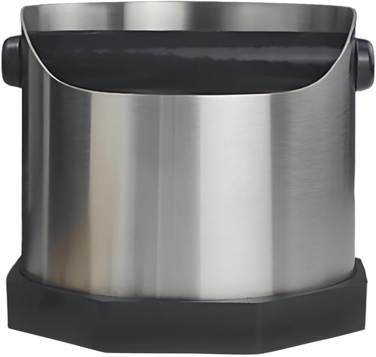 Koffie Knock Box - Espresso Afvalbak - Koffiebereiding - Stil Ontwerp - 750 ml - Zilver