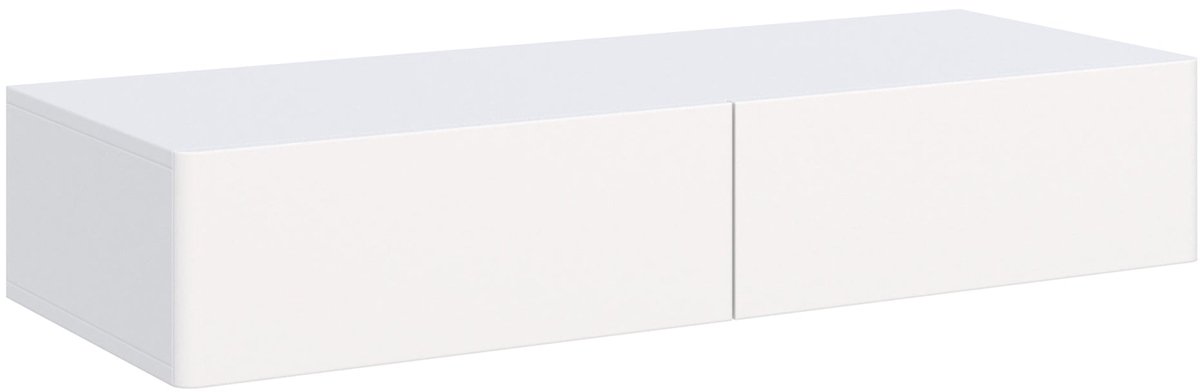 Selsey Olio – Hangende kaptafel met 2 lades - wit - 110cm