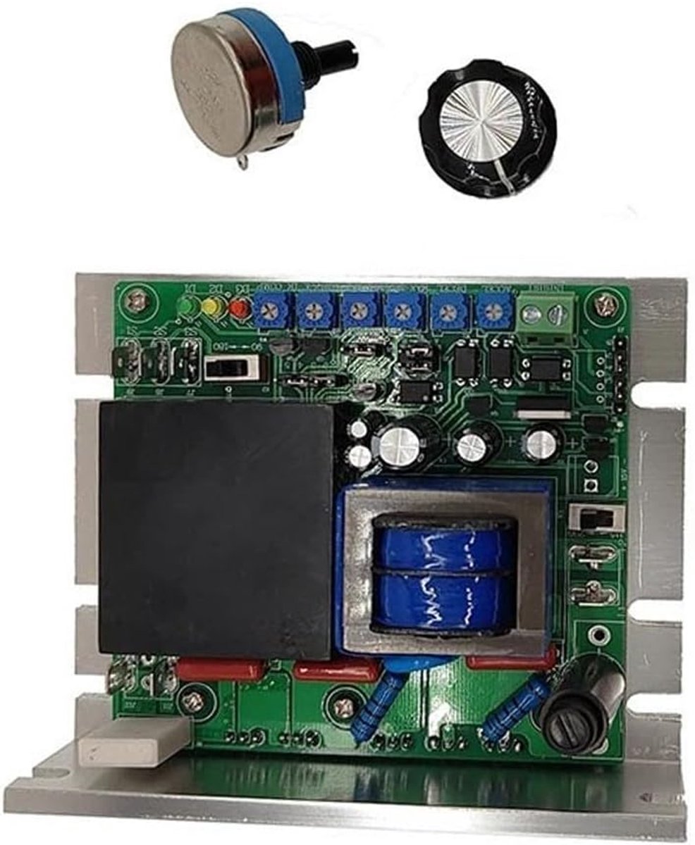 DC Motorcontroller - Toerentalregelaar Gelijkstroommotor - Industriële Automatisering - Dubbele Gesloten PI-Regeling - 10A 1000W - Grijs