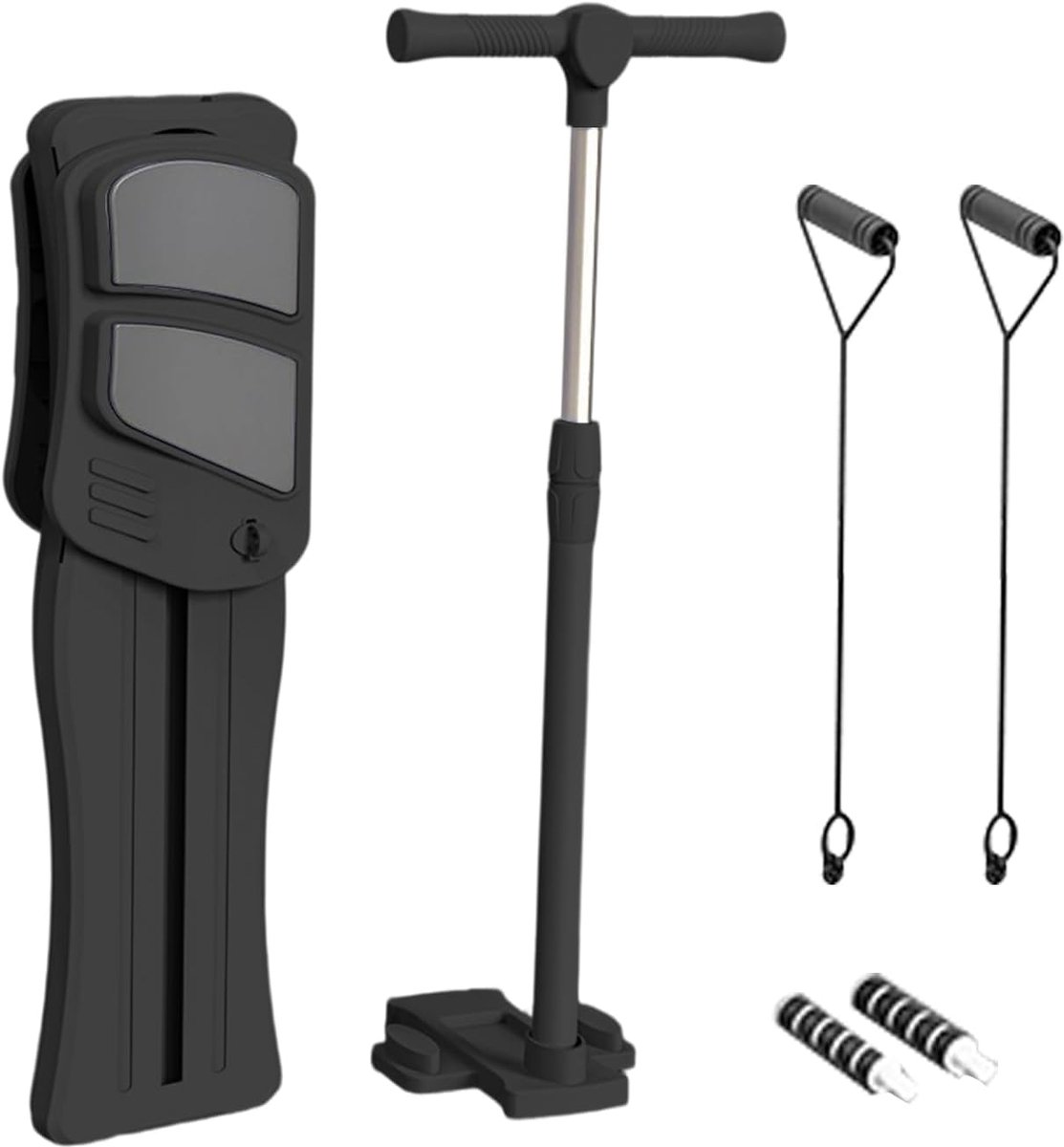 Pilates Trainingsbord - Buikspiertrainer Yoga - Lichaamsvorming Thuis - Opvouwbaar Antislip Ontwerp - 75 cm Lengte - Zwart