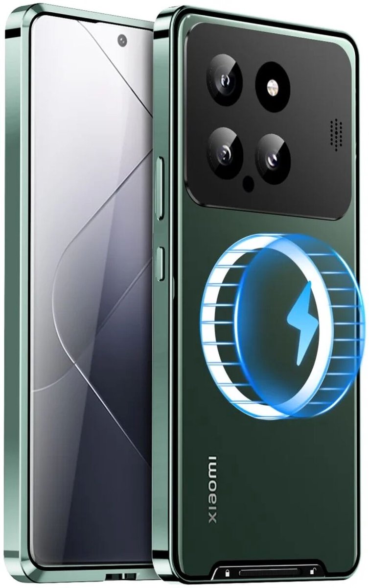 Xiaomi 14 Aroma Design Hoesje met MagSafe Schokbestendig Groen