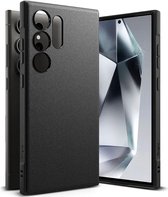 Ringke Onyx | Hoesje Geschikt voor Samsung Galaxy S24 Ultra | Back Cover Flexibel TPU | Militaire Standaard | Zwart