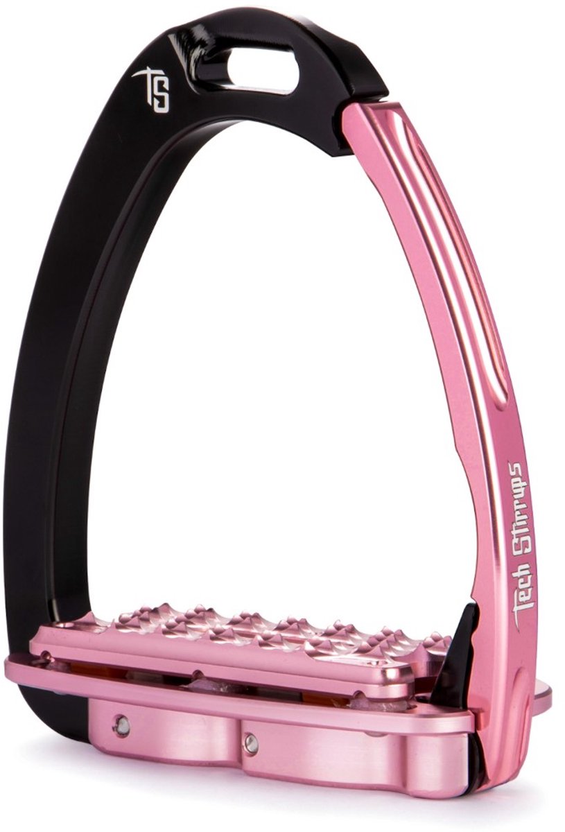 Tech Stijgbeugels Venice EVO Plus-Zwart-roze