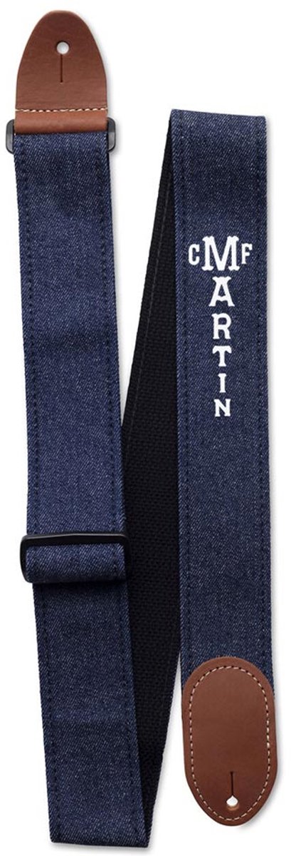 Martin 18A0077 Eco-Denim Gitaarband Blauw