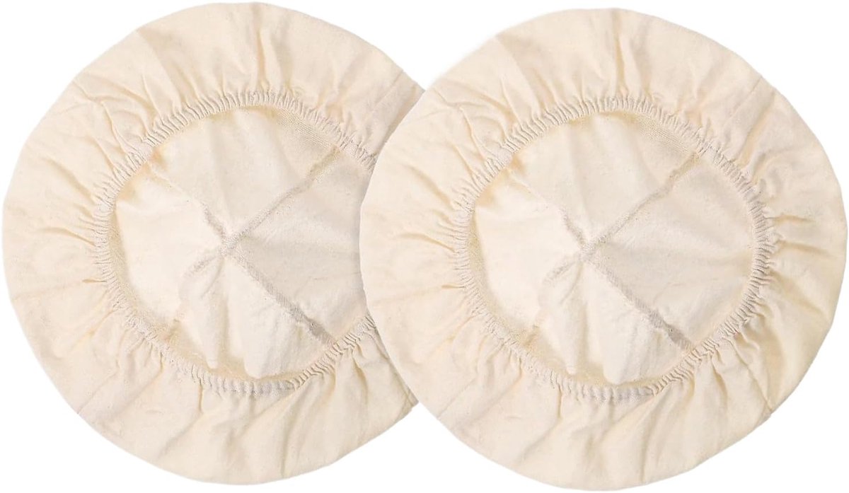 Brood Dekzeilen - Rijsmanden Hoezen - Brood Bakken - Vochtregulerende Binnenlaag - 20x20cm - A