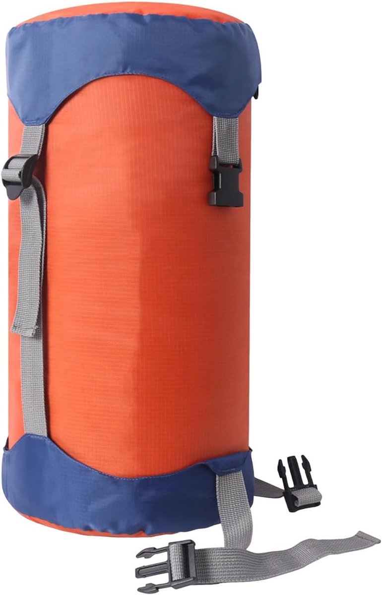 Compressiezak Kampeeruitrusting - Opbergzak Outdoor - Ruimte Besparen - Waterdicht Nylon - 35 Liter - Oranje