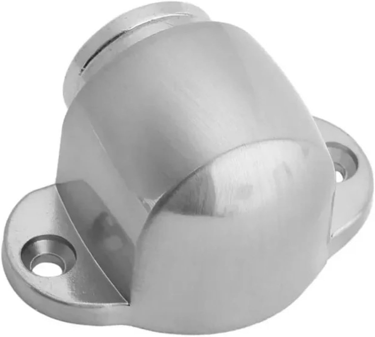 Deurstop - Deurstopper - Deuren Open Houden - Zuigpoort Ontwerp - 53 x 30 x 30 mm - Zilver