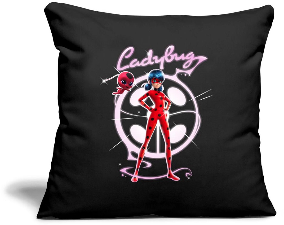Miraculous Ladybug Met Tikki Sierkussenhoes, 45 x 45 cm