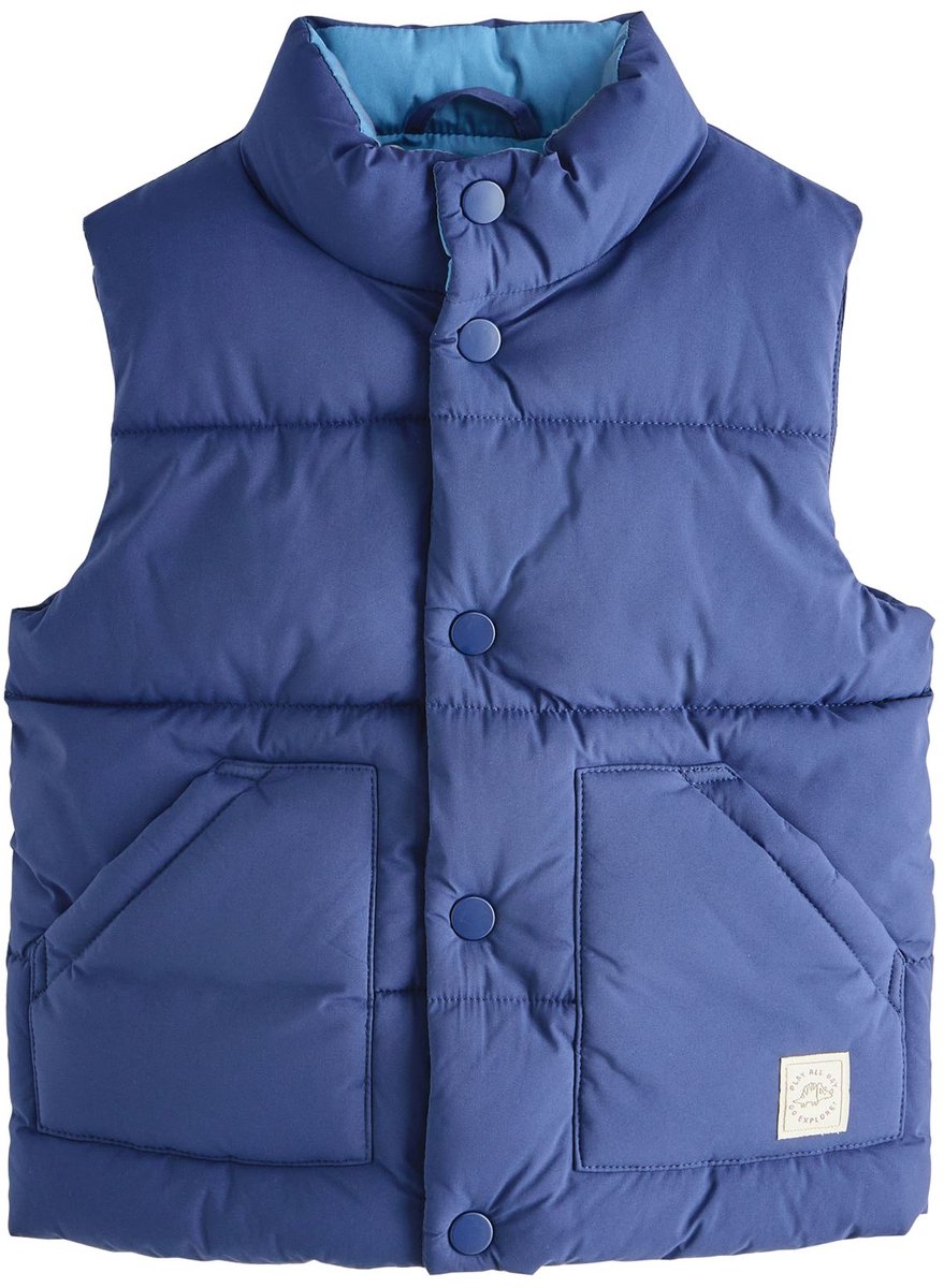 Gewatteerd gilet Blauw