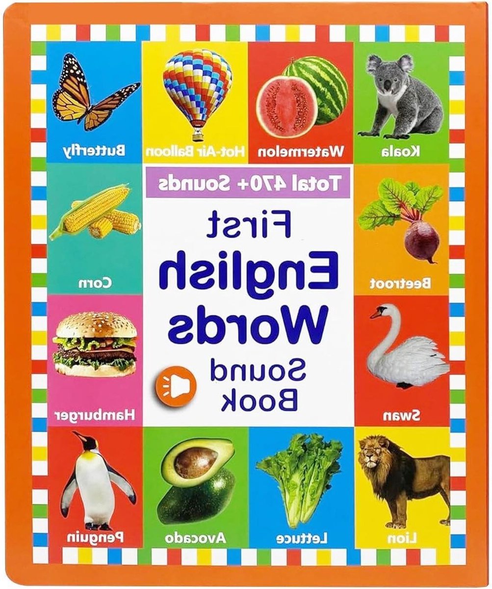 Kinderen Woordenboek - Interactief Leerboek - Engels Leren - Vroege Woordontwikkeling - 29.3 x 25.6 cm - Kleurrijk