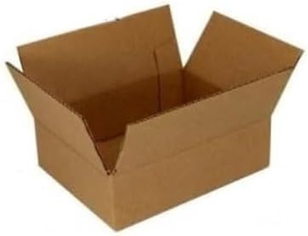 Dailygoods- Verzenddozen 10 stuks - Karton 550 x 450 x 16 mm - Vouwdozen - Verhuizing - Verpakking - Wellpapp - Verhuisdozen