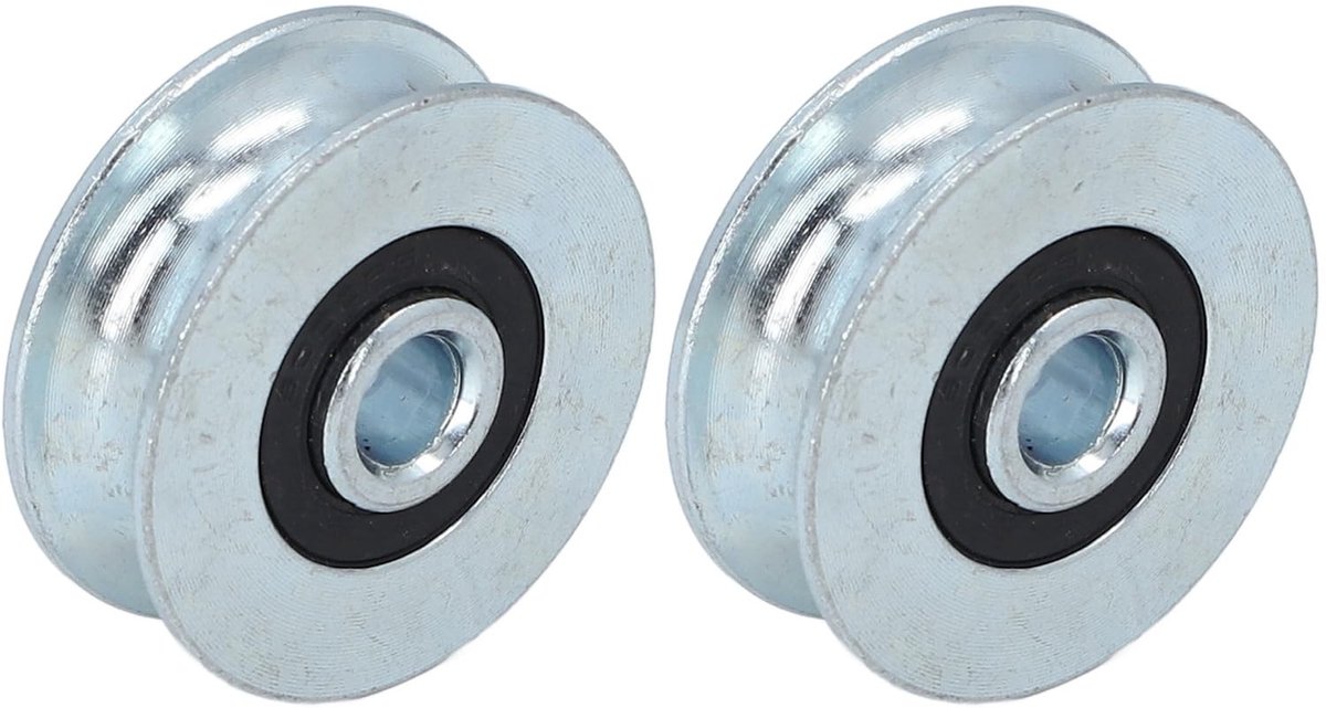 Dailygoods - 4 Stuks U-sleuf Railgeleidingslagers met 40 mm Buitendiameter
