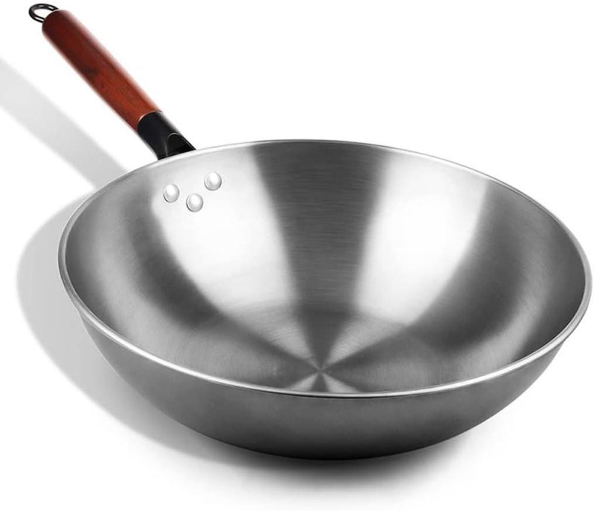 Wok Pan - Koekenpan - Gerechten Bereiden - Verwijderbaar Handvat - Vaatwasserbestendig - Zwart