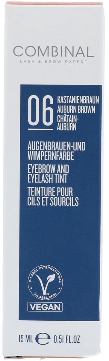 Combinal - Wenkbrauw- en wimperverf - 06 - Kastanjebruin - 15 ml