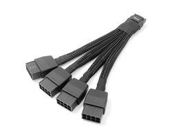 Dailygoods- Voedingskabel 16AWG 4x 8pins - C13 Kabel - Compatibel met RTX4070/RTX4090/RTX4080 - 12VHPWR 16pins - 15 cm - Veilig verpakt - Voedingskabels