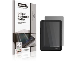dipos – Matte Privacy Screenprotector geschikt voor Hiby R3 Pro II | Anti-Spy Beschermfolie