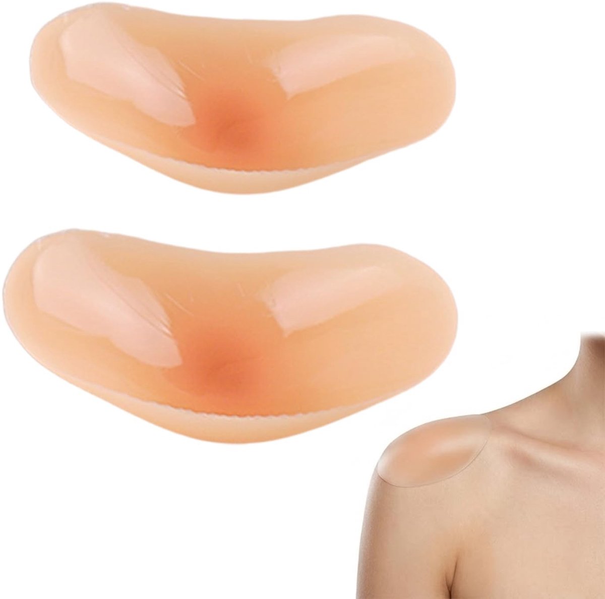 Solidchoice - Siliconen Schouderkussen voor Dames, Zelfklevend en Onzichtbaar