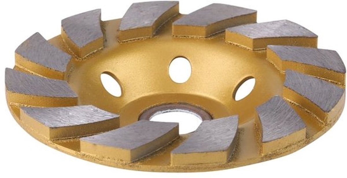 Slijpschijf 10 cm - Diamant slijpschijf - Slijpschijf voor beton - Slijpschijf voor marmer - Slijpschijf voor keramiek - Schokbestendig en duurzaam - Slijpwiel