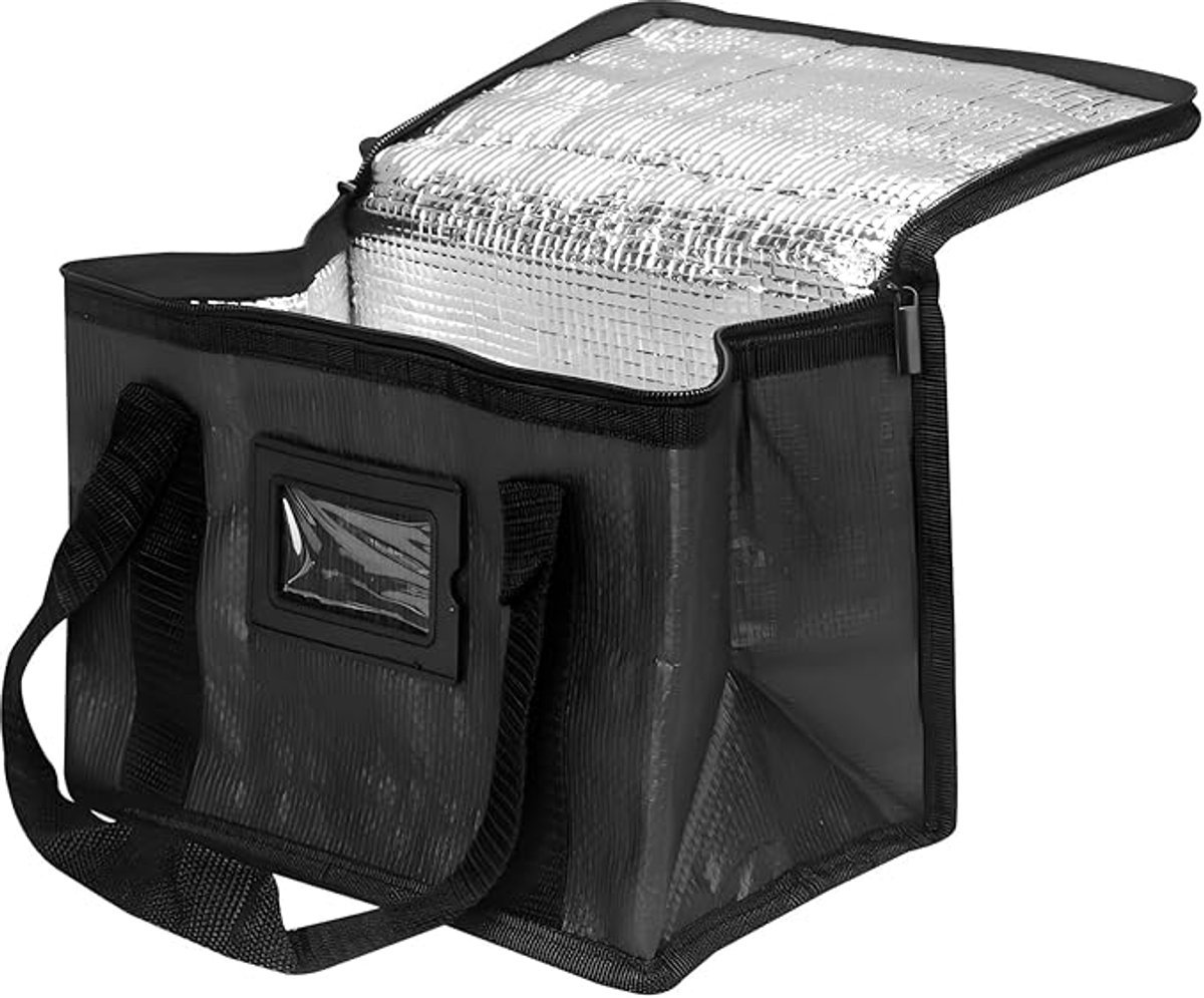 2-delige koeltassen - 52*39*35 cm - Waterdicht en geïsoleerd aluminiumfolie - Opvouwbaar - Geschikt voor picknicks, kamperen en reizen - Zwart